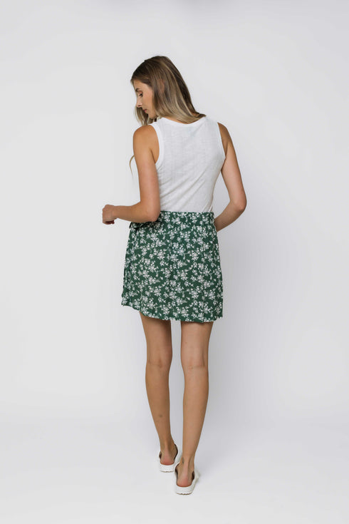 Winona-Tie Front Skirt